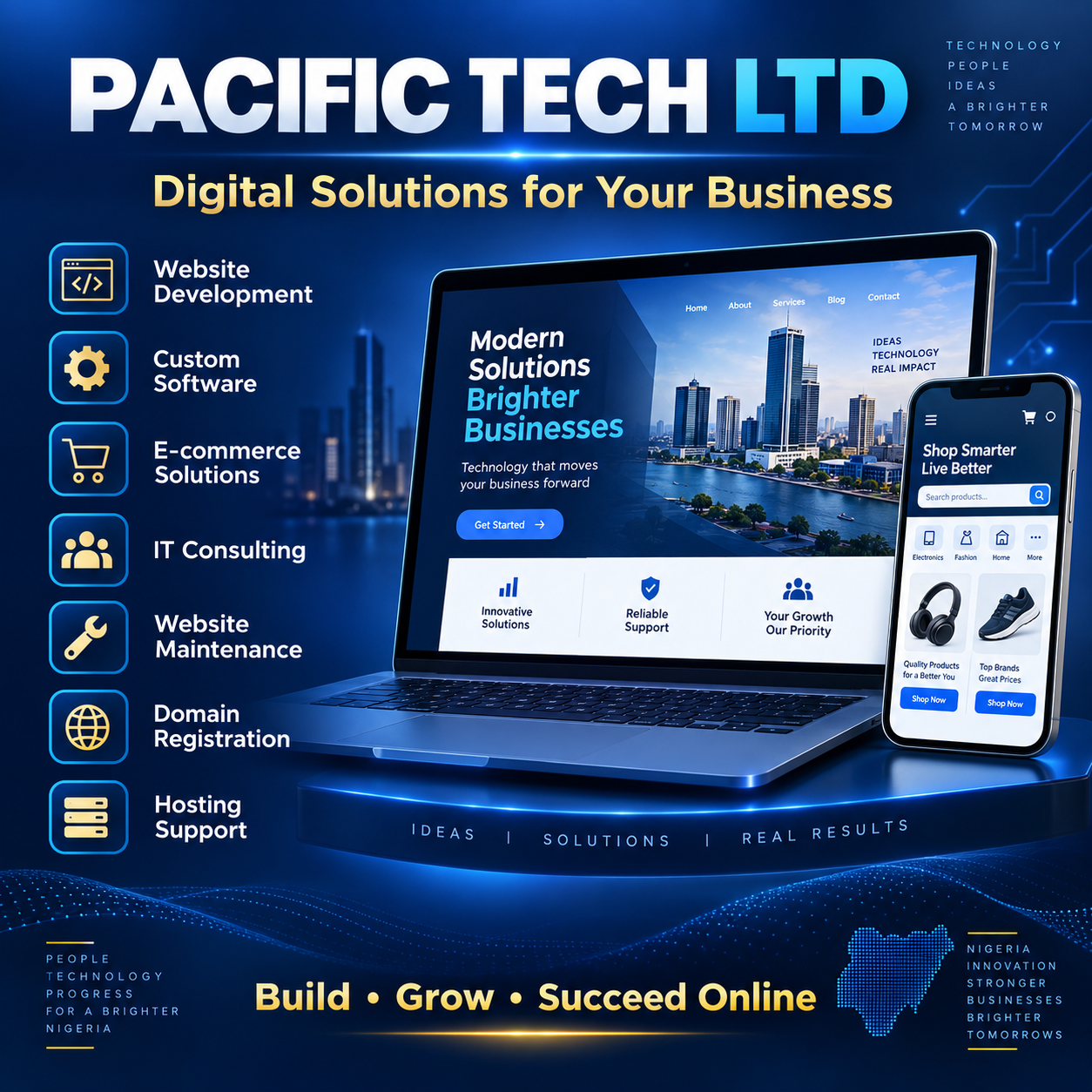 Pacific WebMarket app